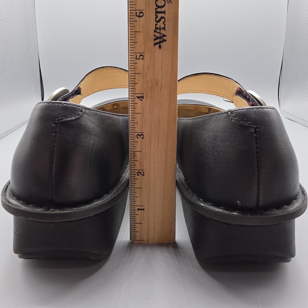 Alegria Paloma Shoes Womens 41 Black Leather Mary Jane Comfort Nurse Uniform - Picture 12 of 14